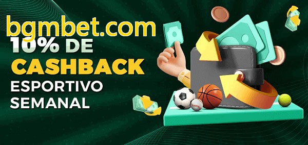 10% de bônus de cashback na bgmbet.com