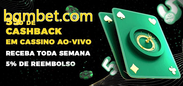 Promoções do cassino ao Vivo bgmbet.com